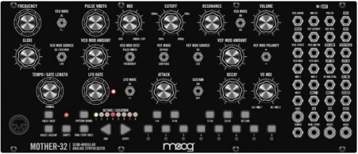 Moog Mother‑32 – Semi‑Modular Monophonic Analog Synth Eurorack / MINT Condition